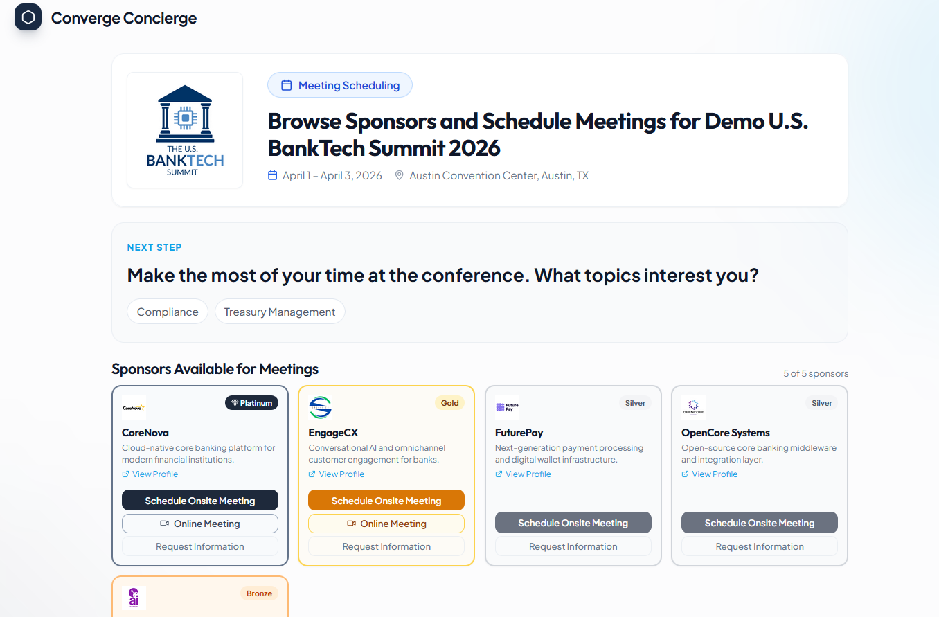 Converge Concierge: The Ultimate Event Engagement Platform
